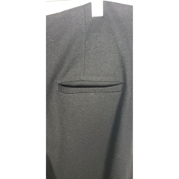 Vince Black Wool Blend Wide Leg Dress Pants 16 Classy Work Career Office Warm - Picture 7 of 9
